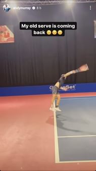 Andy Murray's Instagram story